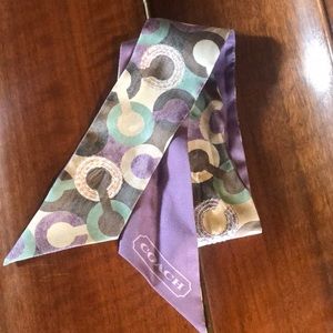 Limited addition coach ponytail scarf